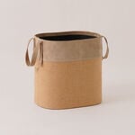 Homez Bamboo Storage Basket Set Of 2Pcs, Beige image number 2