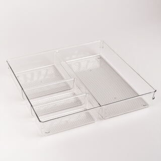 Alberto Acrylic Divided Cutlery Tray 
