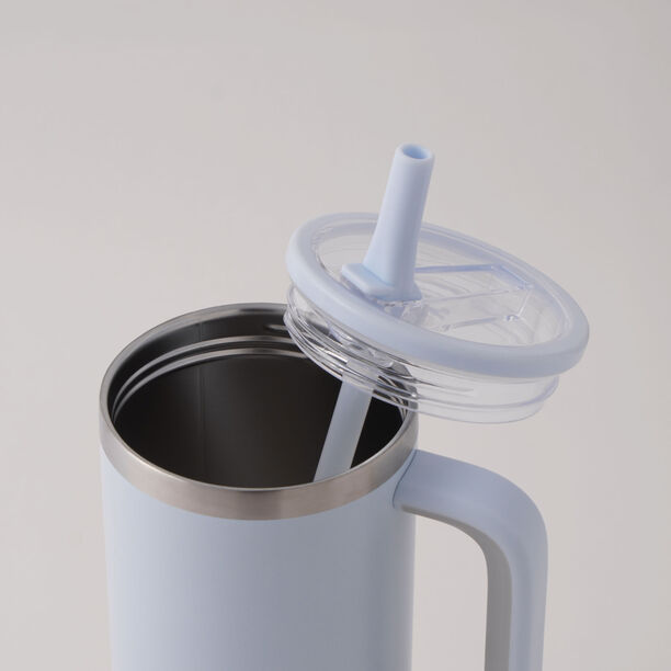 Alberto stainless steel double wall travel bottle, blue 1200ml image number 2