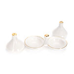 La Mesa  Salt & Pepper 2 Pieces Set Gold Plated image number 2