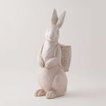 هومز ديكور حديقة على شكل ارنب لون رمادي image number 1