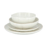 La Mesa White/gold porcelain 16pcs dinner set image number 2