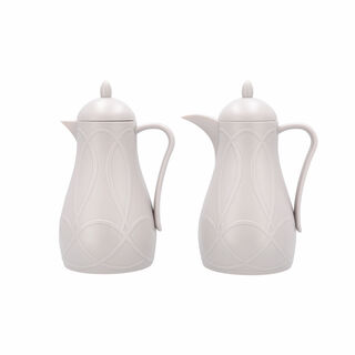 Dallaty grey plastic flask 1L 2 pcs