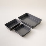 Alberto carbon steel baking tray set 3pcs in grey image number 0