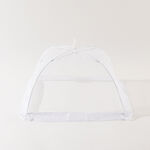 "Alberto ribbon lace foldable food cover 36cm, white image number 2