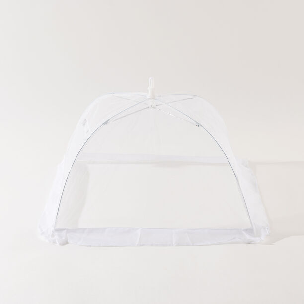 "Alberto ribbon lace foldable food cover 36cm, white image number 2