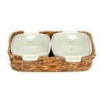 Twin Rectangle Casserole  12" With Lid  image number 2