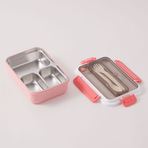 Alberto stainless steel lunchbox, pink 1200ml image number 1