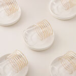 Dallaty Porcelain Tea Cups Set 12Pcs, Gold image number 3