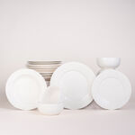 La Mesa white porcelain 16pcs dinner set image number 5
