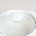 Porcelain 2Pcs Round Casseroles With Lid And Rattan Basket 0.6 L+ 0.6 L image number 5