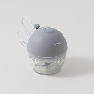 Alberto mini electric chopper 150ml, stainless steel, grey