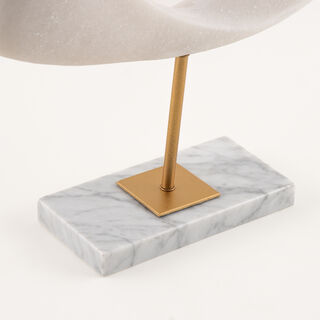 Homez huda pisa decorative sculpture 31*8*33cm, white