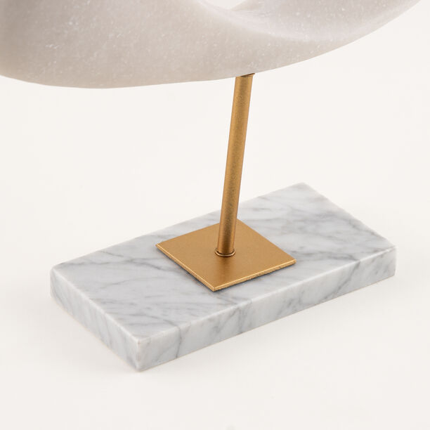 Homez huda pisa decorative sculpture 31*8*33cm, white image number 3