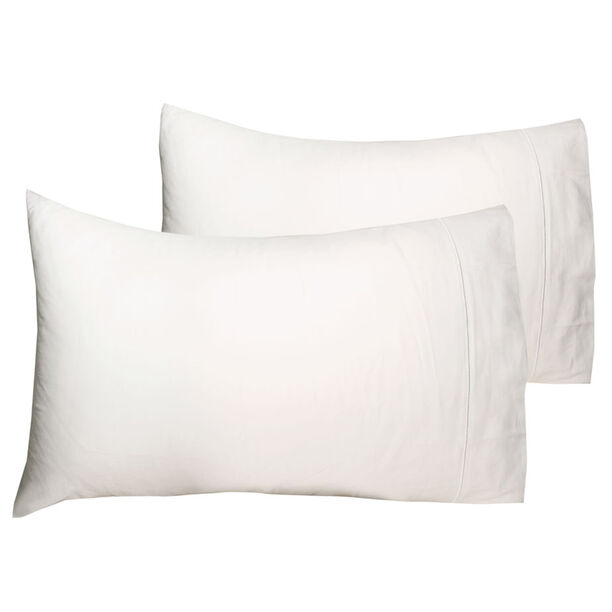 Cottage White Cotton Pillow Case Set, 2 Pcs, 50*75 Cm image number 0