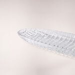 La Mesa oval glass plate large 50.5*16*3.3 cm image number 2