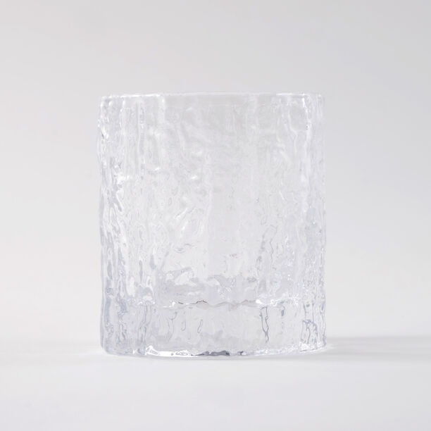 La Mesa 4 Pcs Embossed Tumbler Glass Set, Clear 8*8*8.6 Cm image number 3