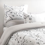 Cottage white microfiber twin comforter set 4 pcs, 160*220cm image number 1