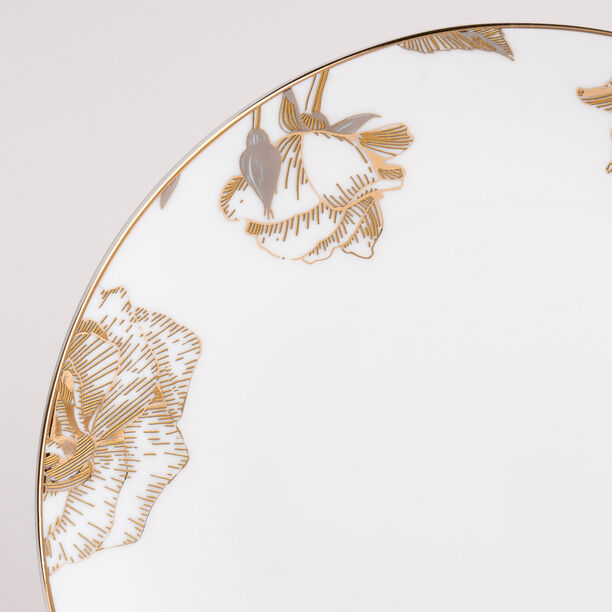 La Mesa white porcelain/glass 20 pc dinner set image number 2