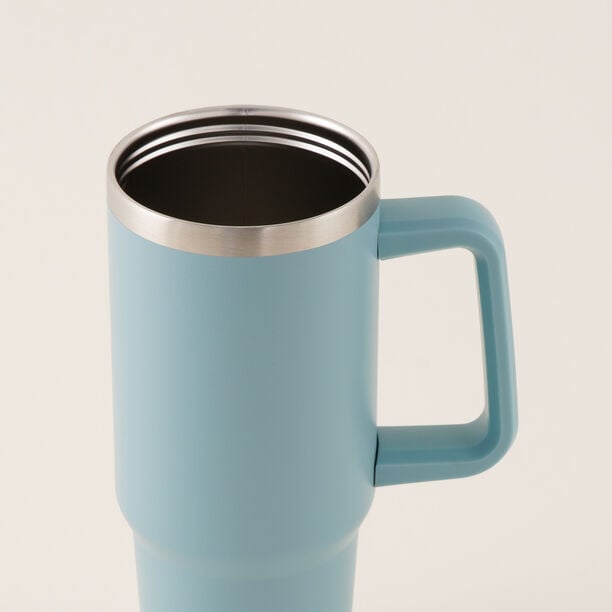 Dallaty Stainless Steel Thermo Bottle, Blue 600 Ml image number 3