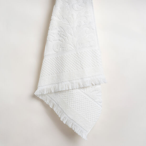 Jacquard/cotton bath towel, beige 70*140 cm image number 0
