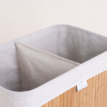 Cottage bamboo hamper 52*32*60 cm image number 5