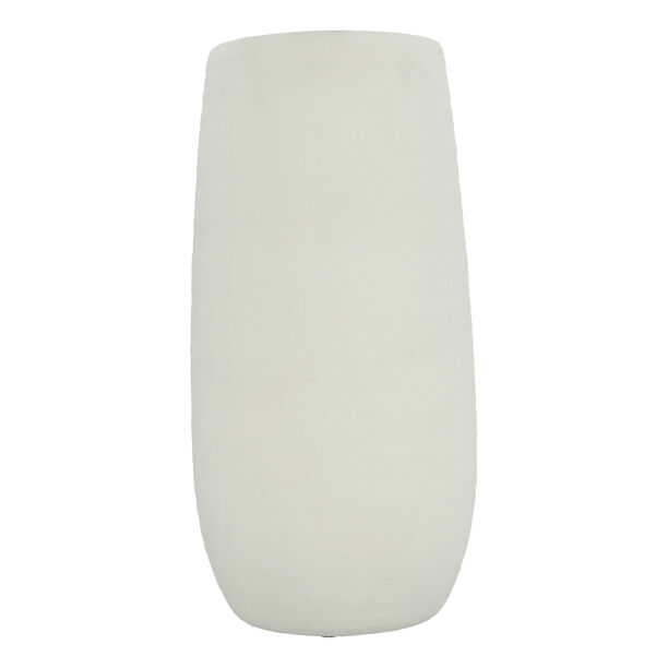 مزهرية سيراميك بيضاء   27.5*27.5*54 سم image number 0