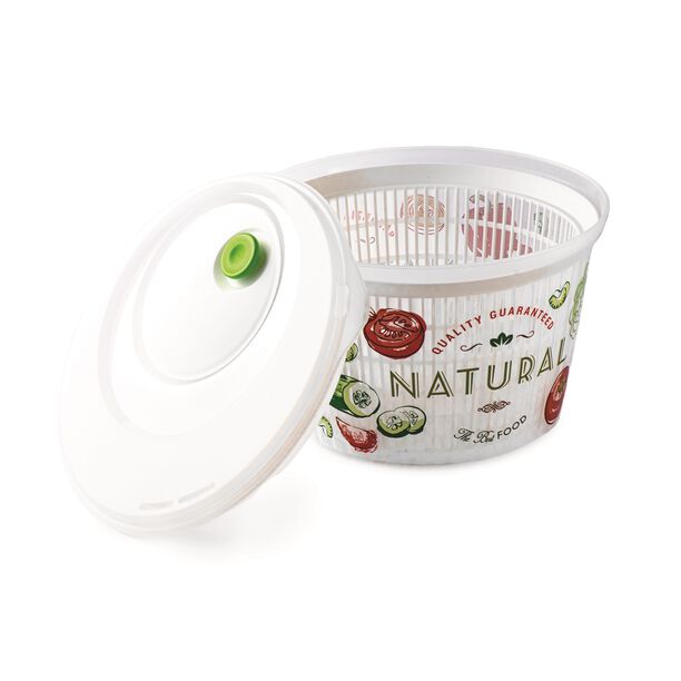 Snips ulaop vintage salad spinner transparent 25*15.5cm image number 1