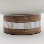 La Mesa Medium Serving Bowl With Wood Base, 16*16*10 Cm image number 1