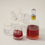 Drink Set 7 Pcs Gold Rim Tumbler 270Ml image number 5