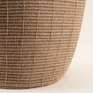 Homez jute storage basket woven 43*43*38cm, brown