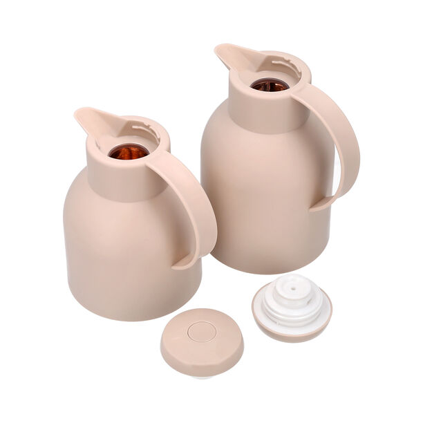2Pcs Plastic Vacuum Flask Samoan Sand image number 2