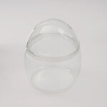 Dallaty Acrylic Nuts Bowl With Dome Lid, 13*13*15 Cm image number 2
