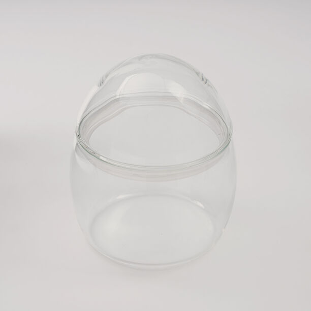 Dallaty Acrylic Nuts Bowl With Dome Lid, 13*13*15 Cm image number 2