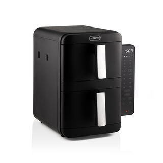 Alberto double stack air fryer 4.5l + 4.5l 2400w