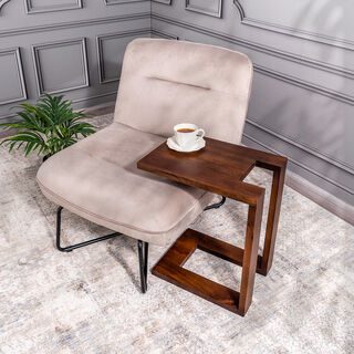 Sofa Side Table Wood 45*30*51 cm