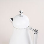 Dallaty 2 Pieces Plastic Vacuum Flask Koufa White & Silver 1L image number 3