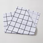 Alberto 100% Cotton Kitchen Set Of 4Pcs, Black Stripes image number 4