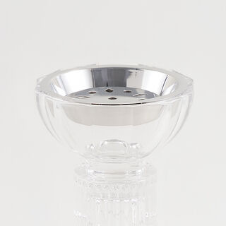 هومز مبخرة عود مضلعة زجاج 10*10*15.7سم