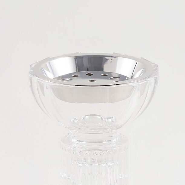 هومز مبخرة عود مضلعة زجاج 10*10*15.7سم image number 2