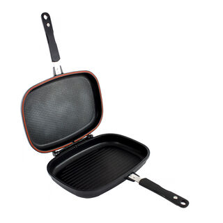 Alberto Double Sided Frying Pan Black
