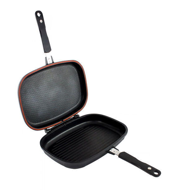 Alberto Double Sided Frying Pan Black image number 1