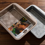 Alberto Non Stick Roaster Pan, Gold Color  image number 9