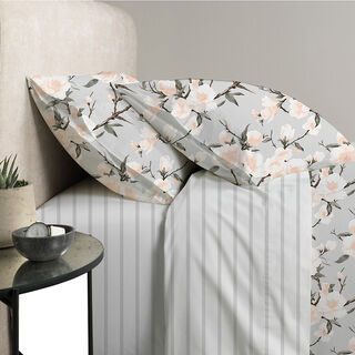 3 Pcs Cottage green floral comforter set twin size