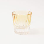 La Mesa 4pcs embossed glass juice tumbler set, multicolor 8.7*8.5*8.5cm image number 3