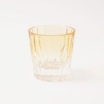 La Mesa 4pcs embossed glass juice tumbler set, multicolor 8.7*8.5*8.5cm image number 3
