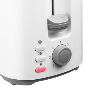 2 slots Sencor white electric toaster 750 W