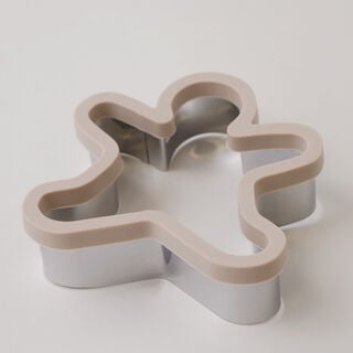 Alberto 4pcs stainless steel cookie cutter set, cream