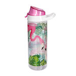 Herevin Plastic Sports Bottle V:0.75L Flamingos Design image number 0
