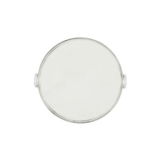 Dallaty round serving tray plain nickel 36*36*6.5 cm